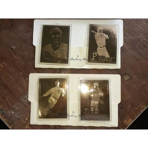 22kt Gold Baseball Cards - Honus Wagner, Ty Cobb and More -Danbury mint(24 card - Picture 1 of 1
